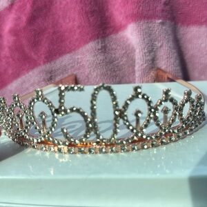 50 Jeweled Tiara Rose Gold
